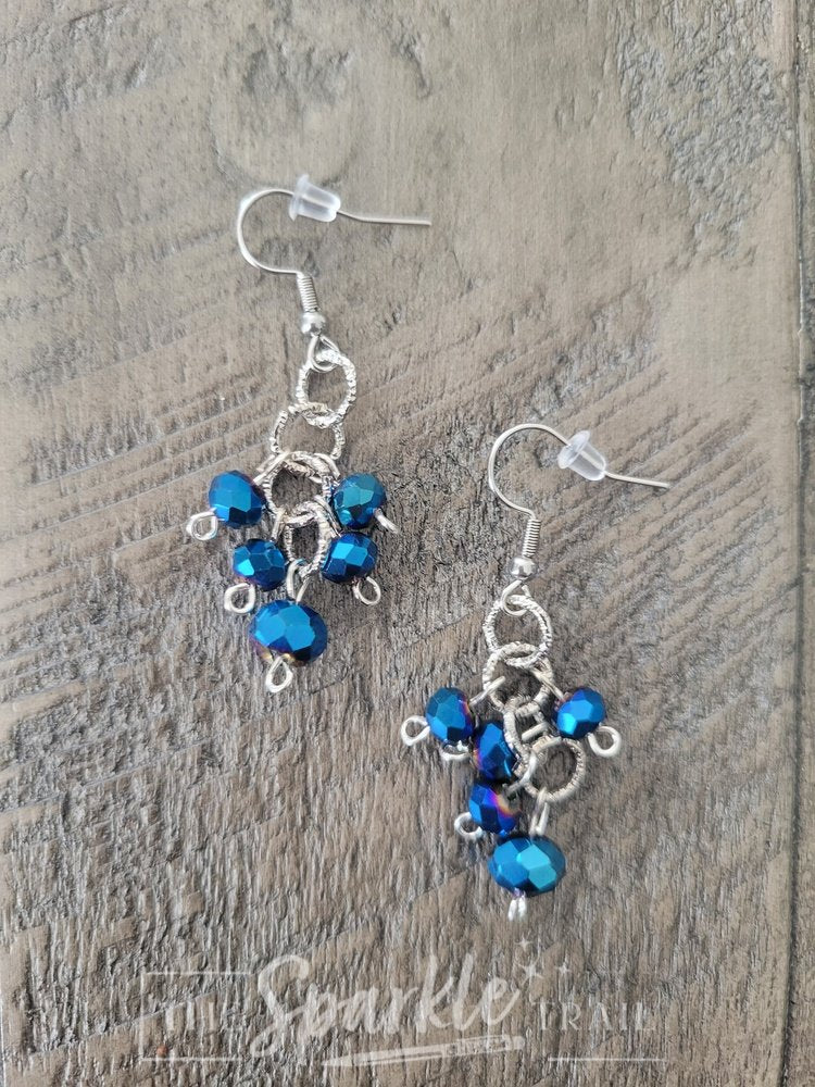 Blue Drop Earrings