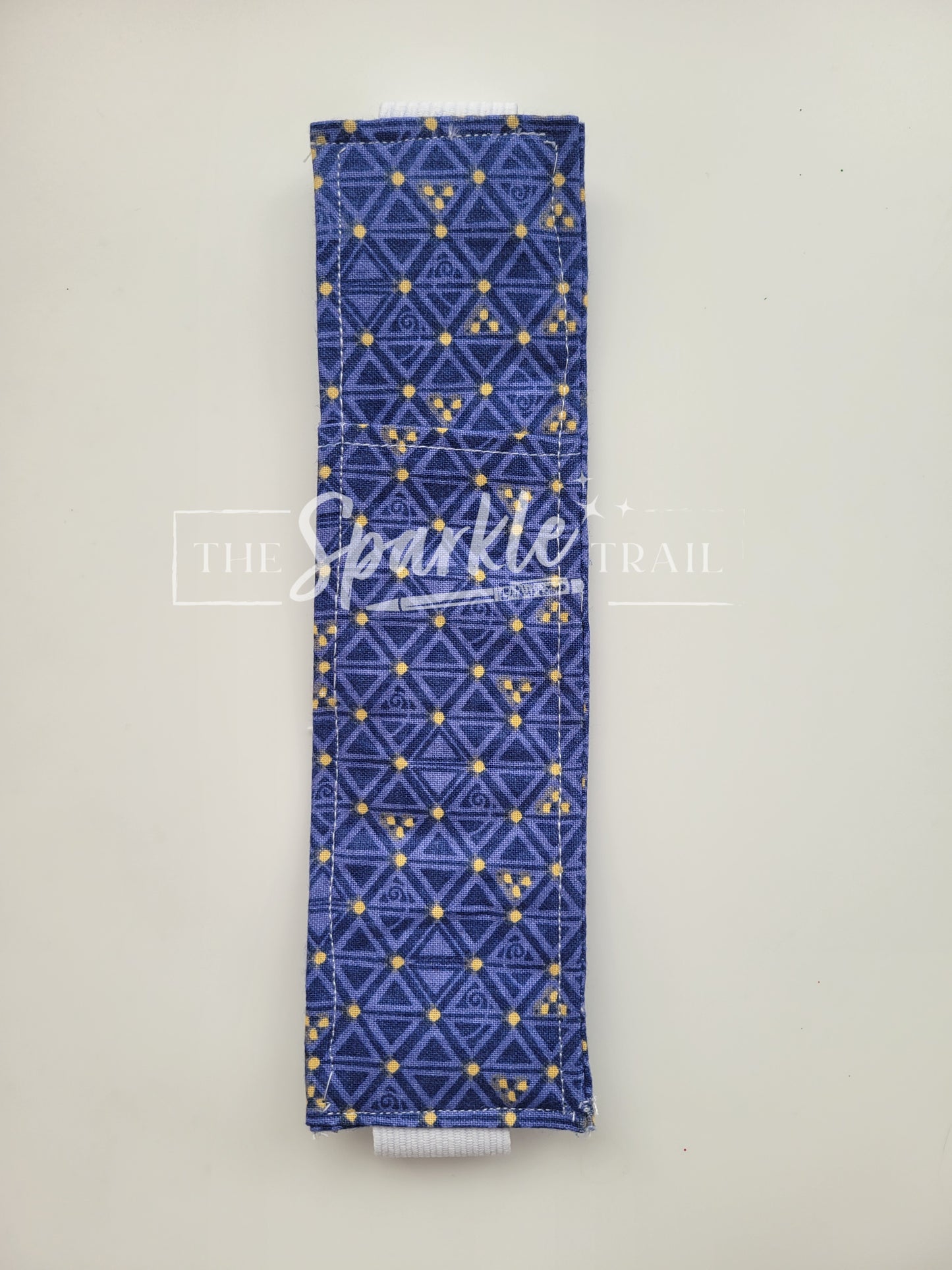 Blue Cloth Pen Holder