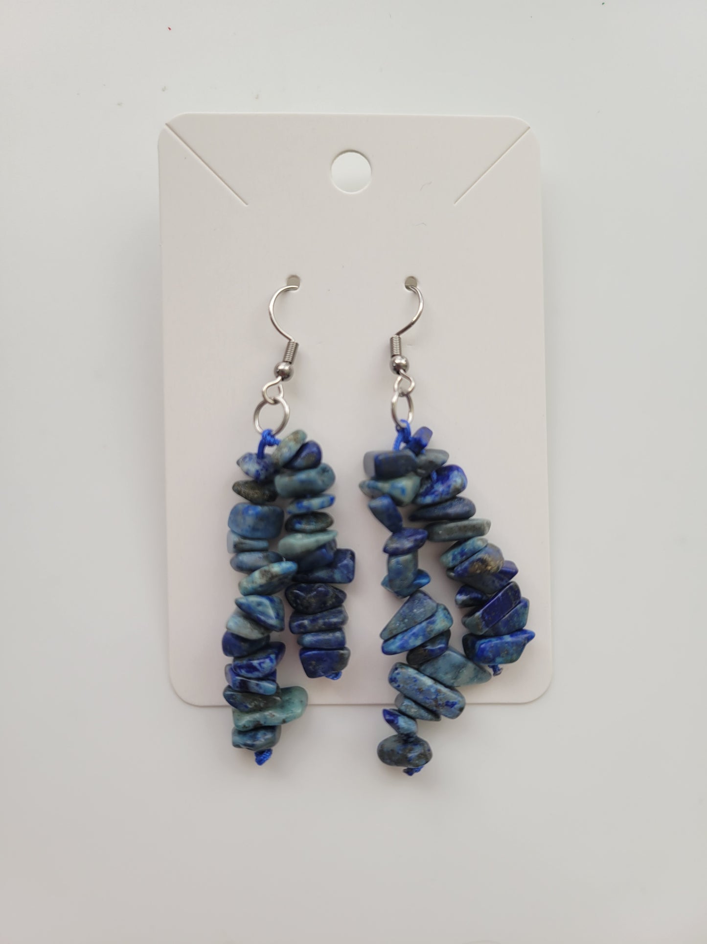 Blue drop Earrings