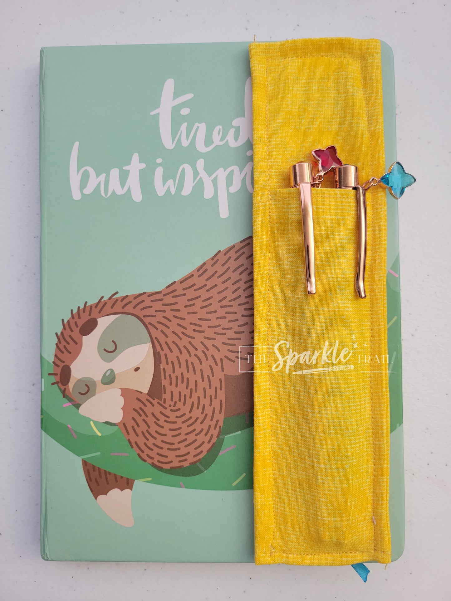 Yellow Cloth Pen Holder