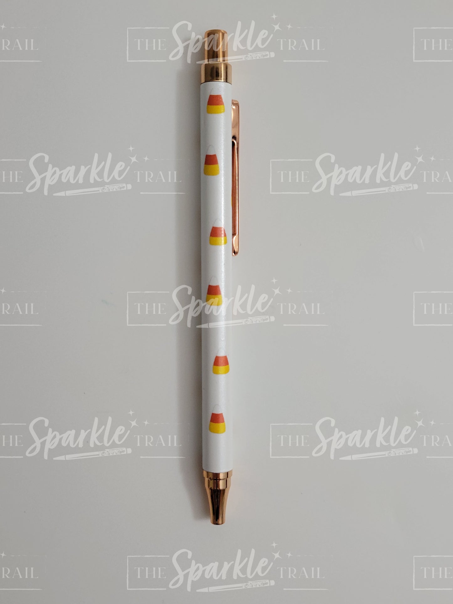 Candy Corn Metal Click Pen