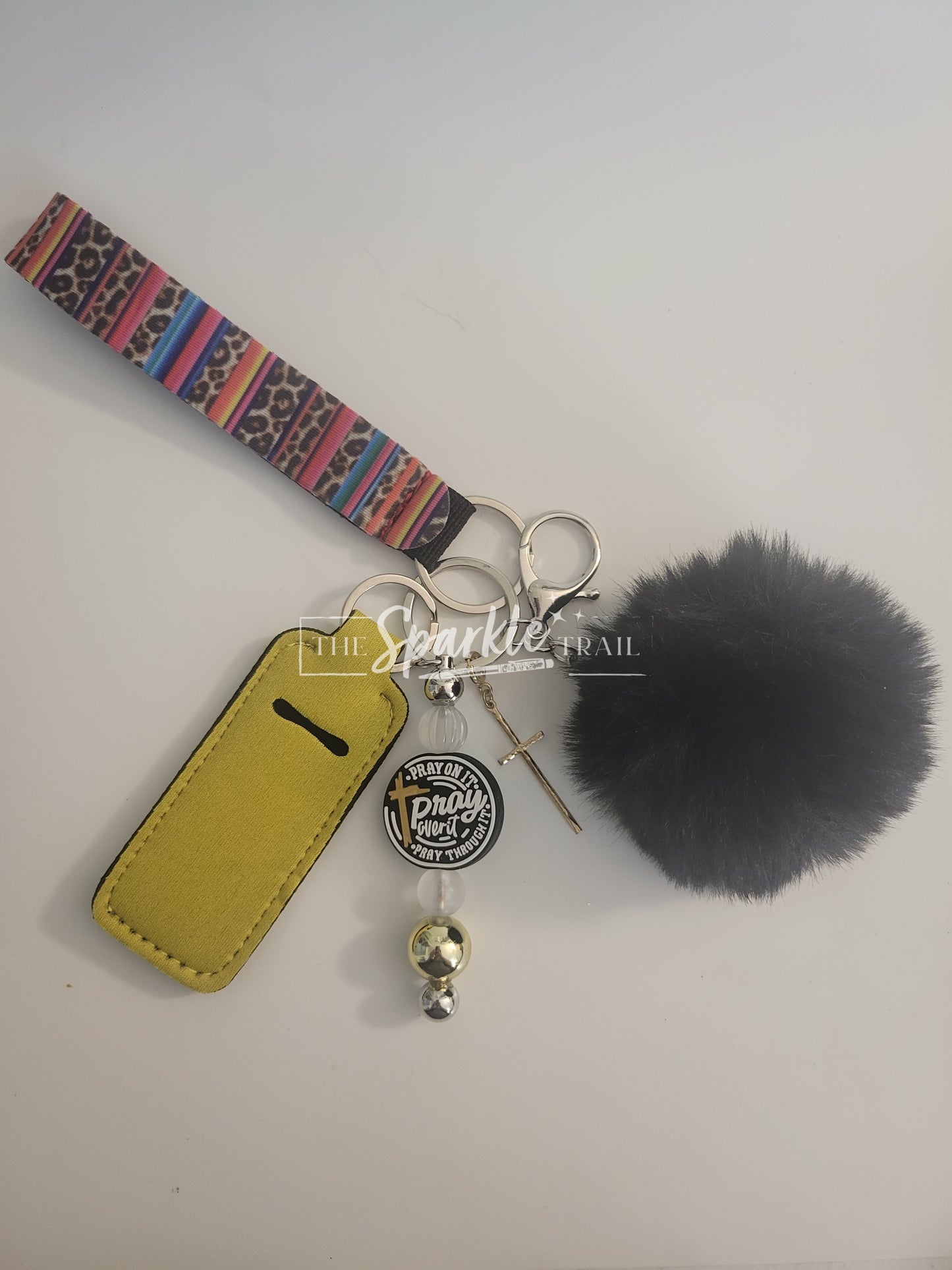 Pray over it Keychain
