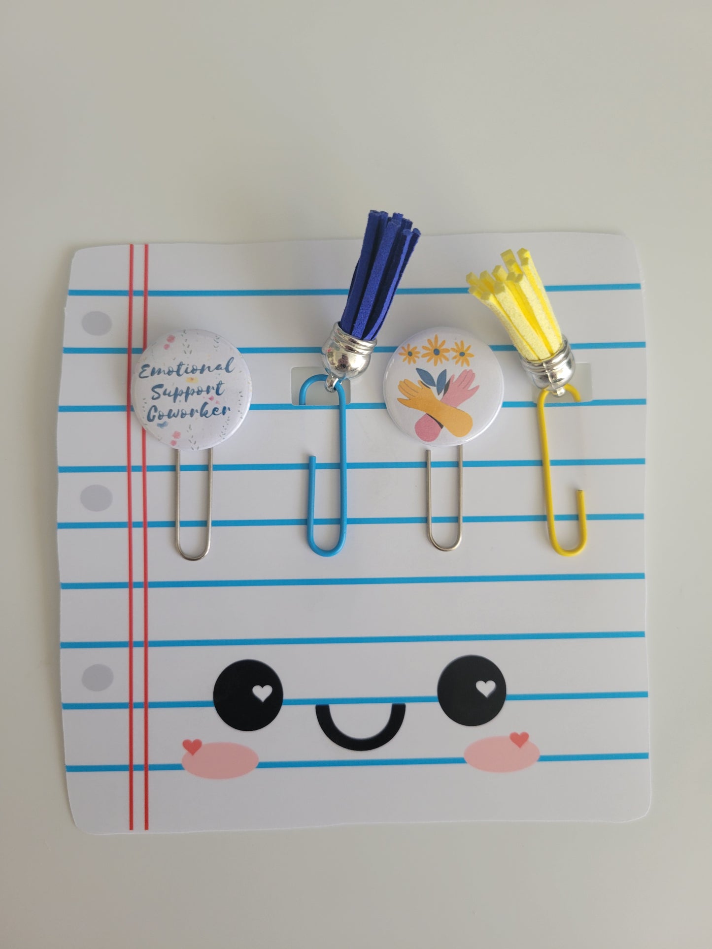 Emotional Support Cowork Paper Clip Set
