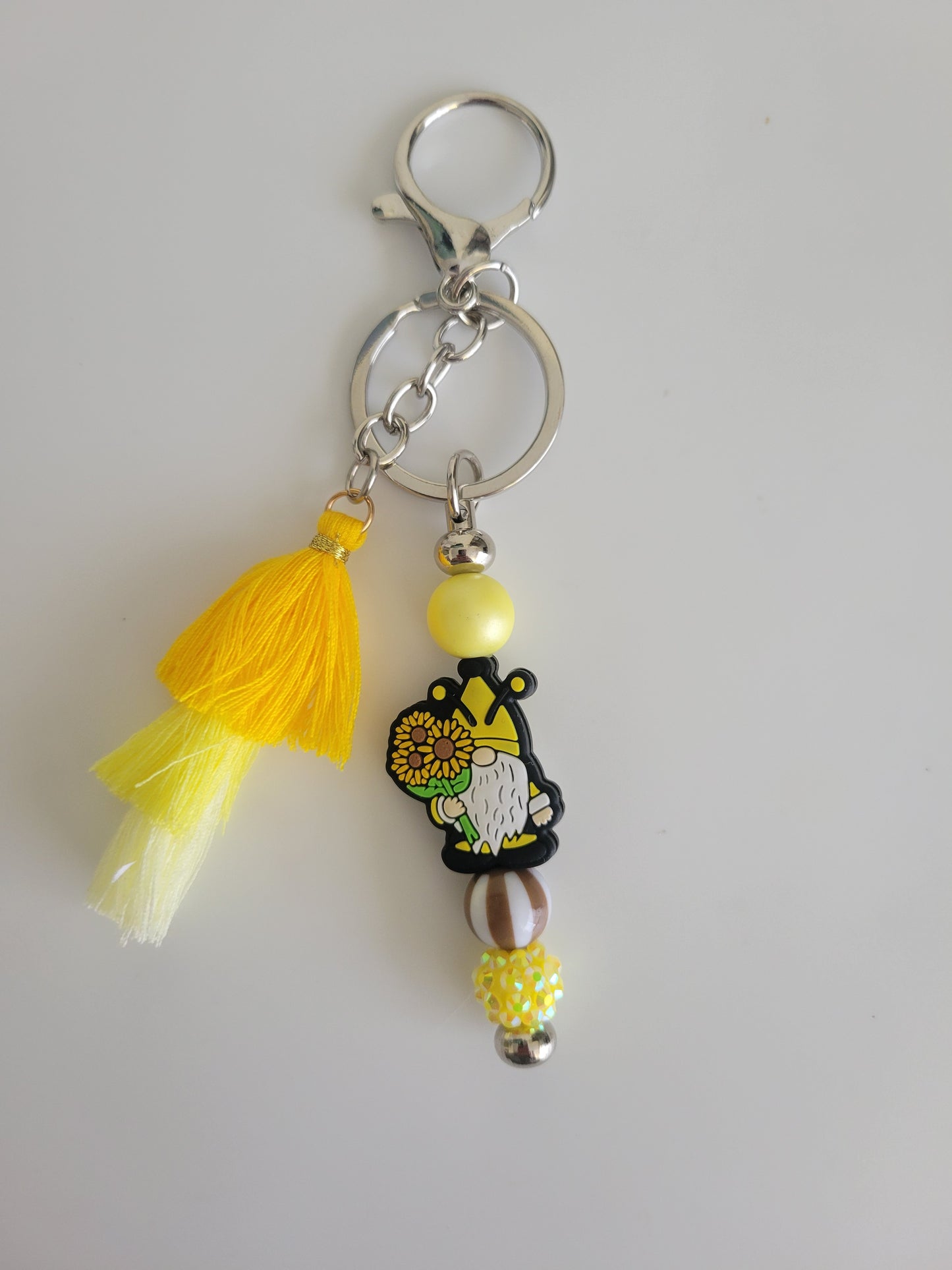 Sunflower Gnome Purse Clip
