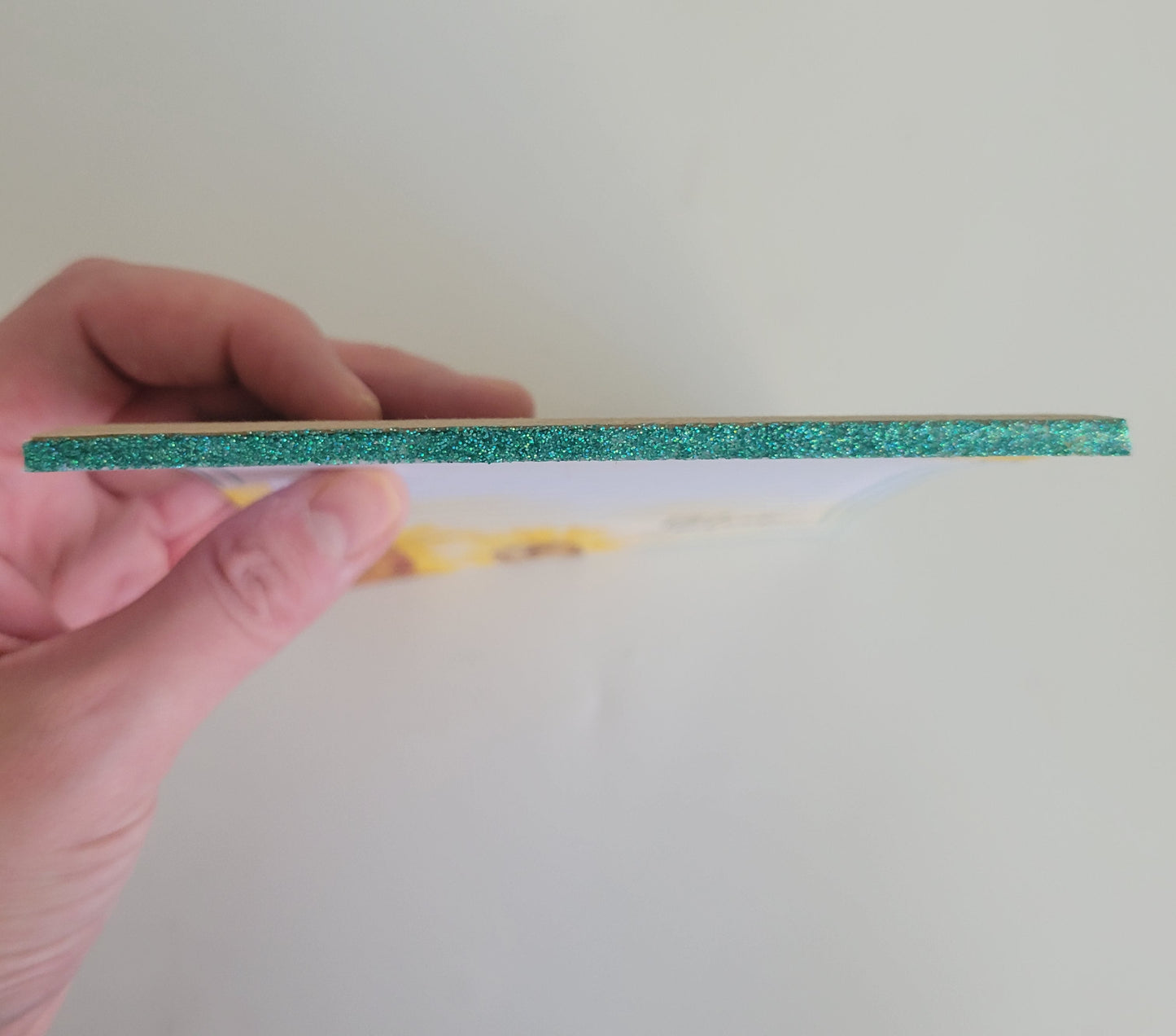 Glitter Sunflower Notepad