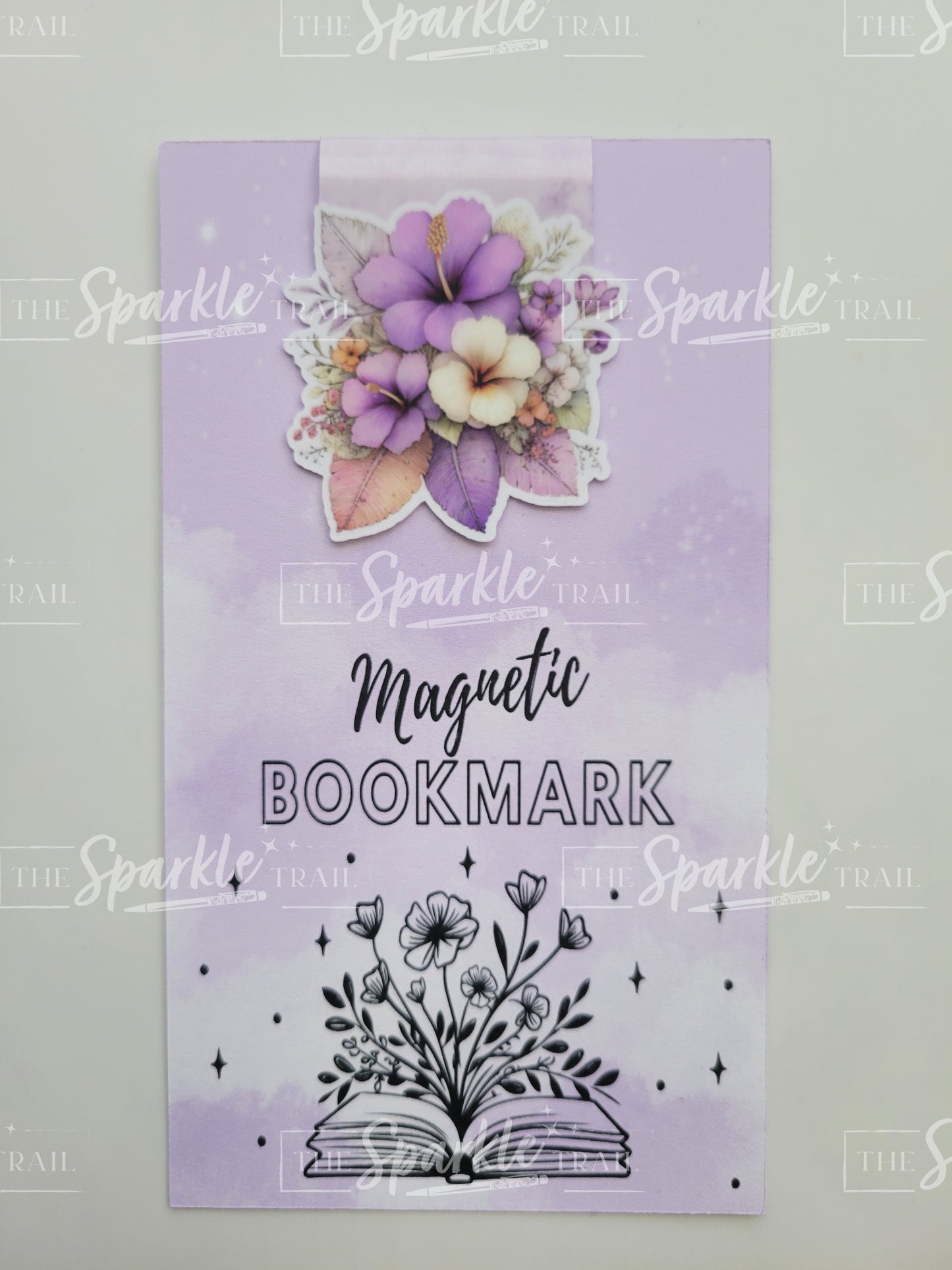 Floral Magnetic Bookmark