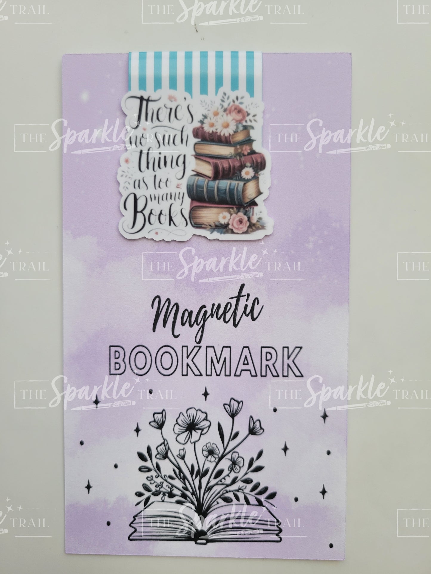 Too Many Books Magnetic Bookmark