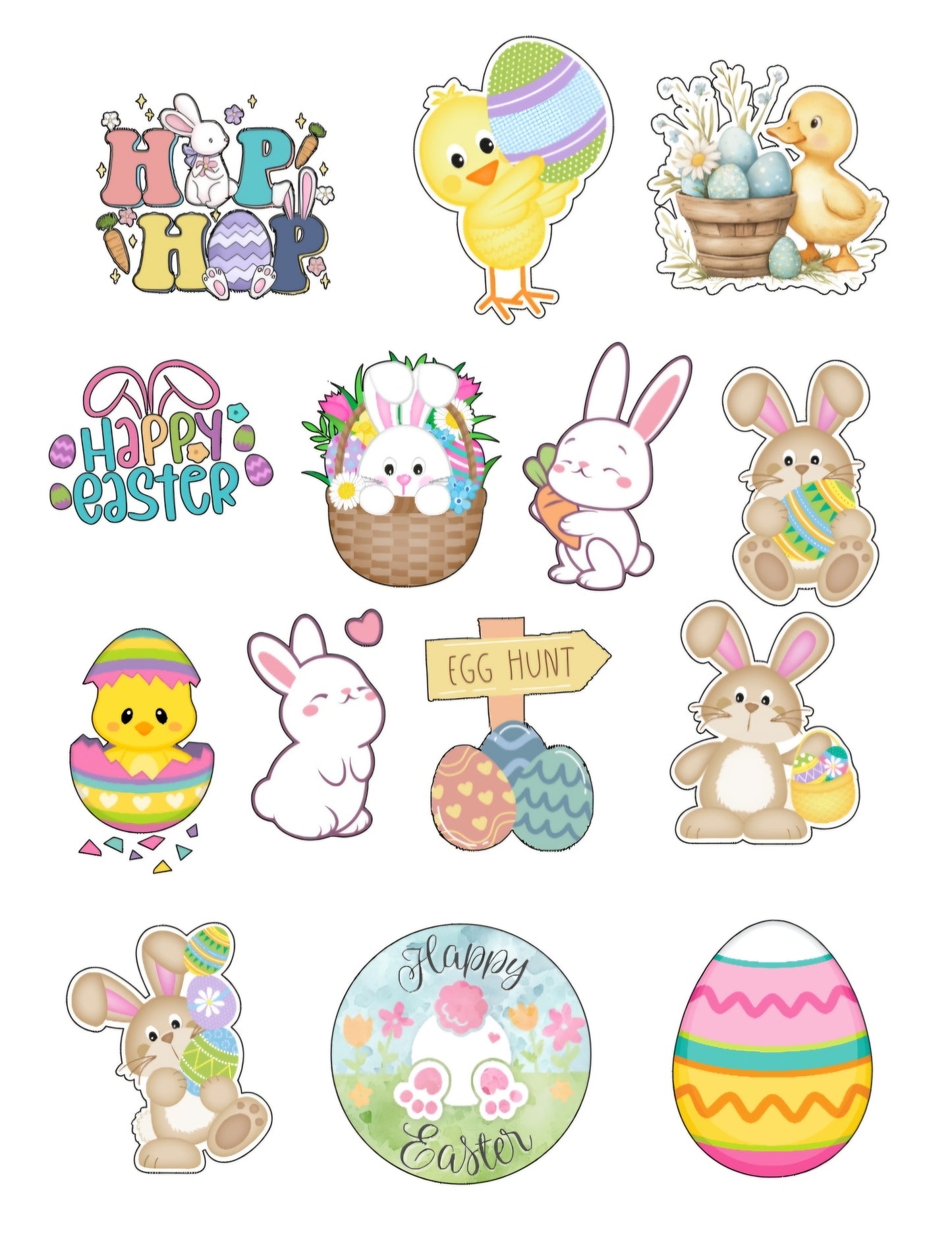 Easter Stickers