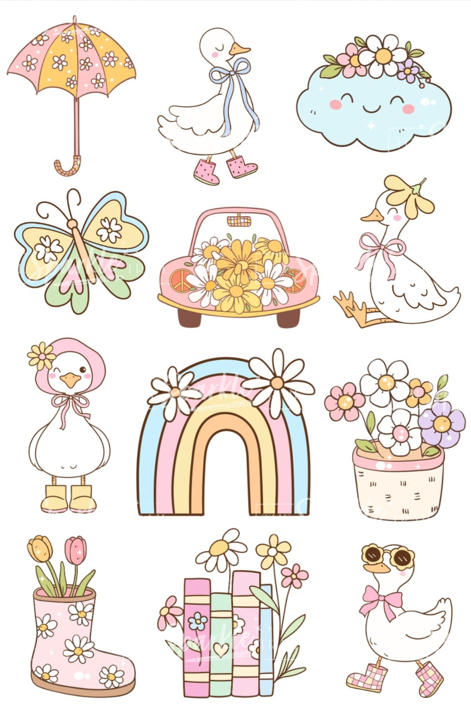 Spring Sticker Sheet