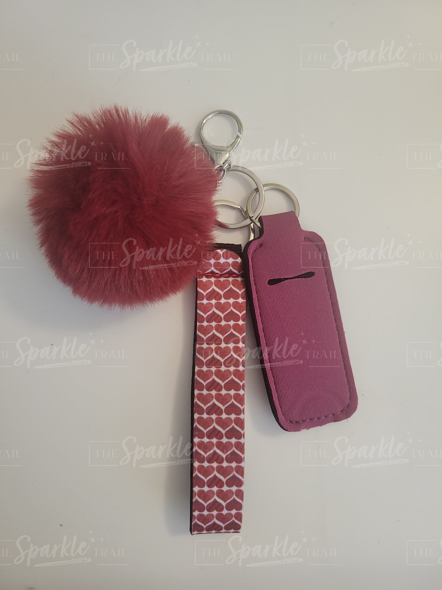 Heart print Keychain