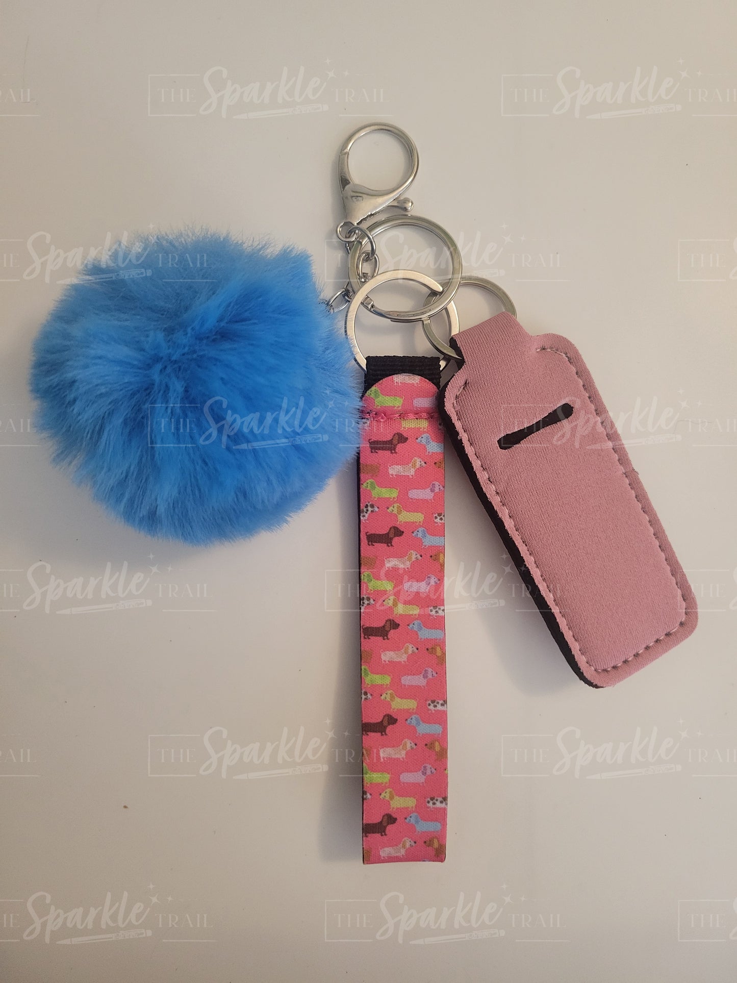 Dog Print Keychain