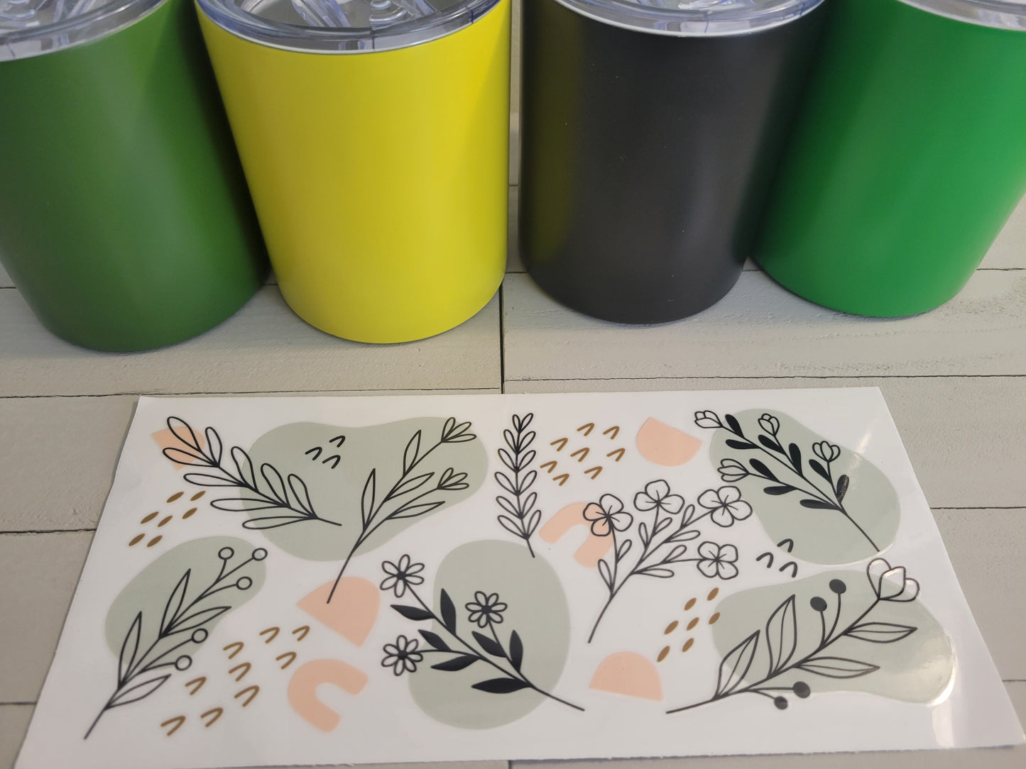 Step 2 - Uv Dtf Floral Decals