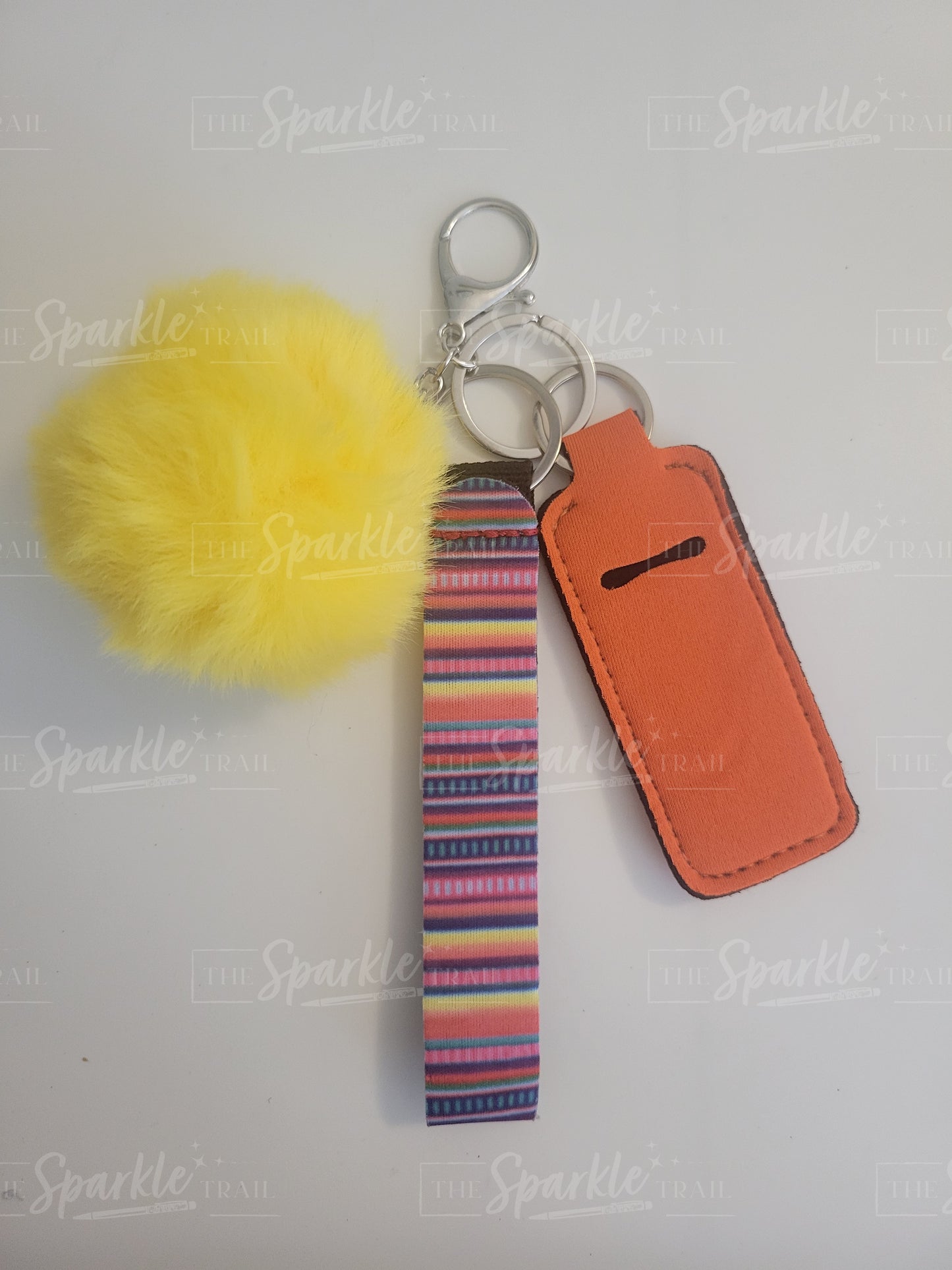 Colorful stripes Keychain