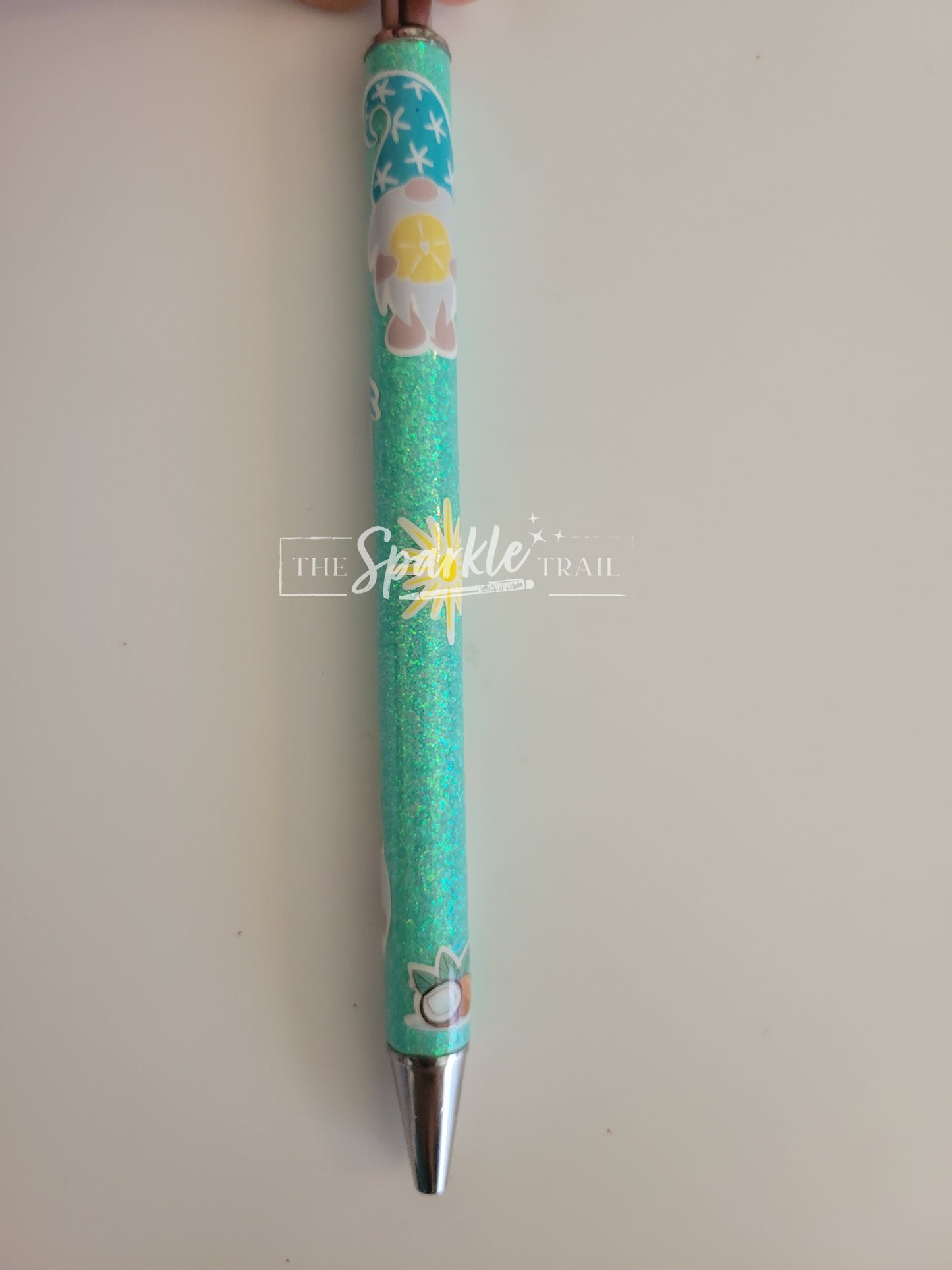 Gnome Summer Glitter Pen