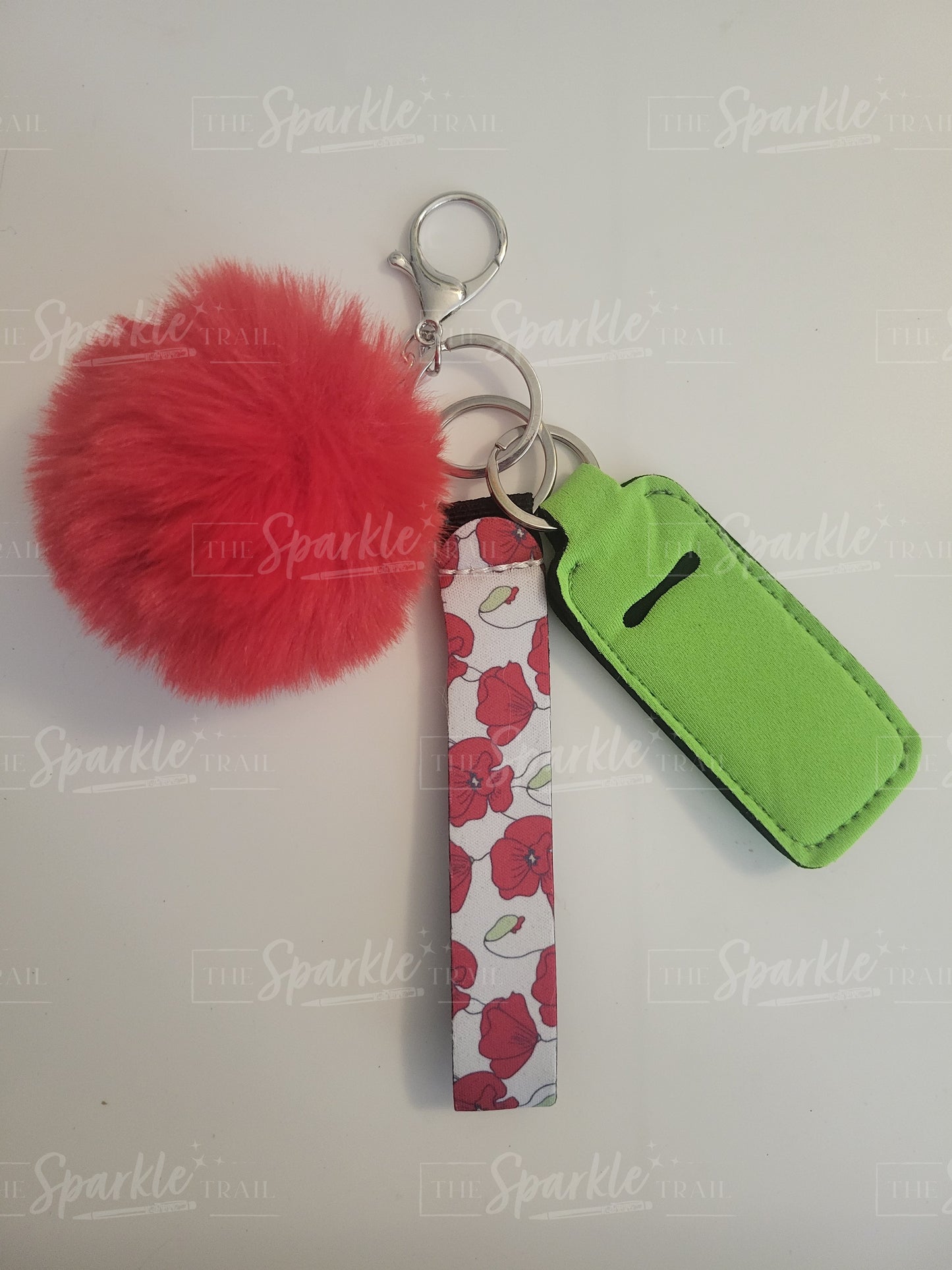 Large Poppy Keychain