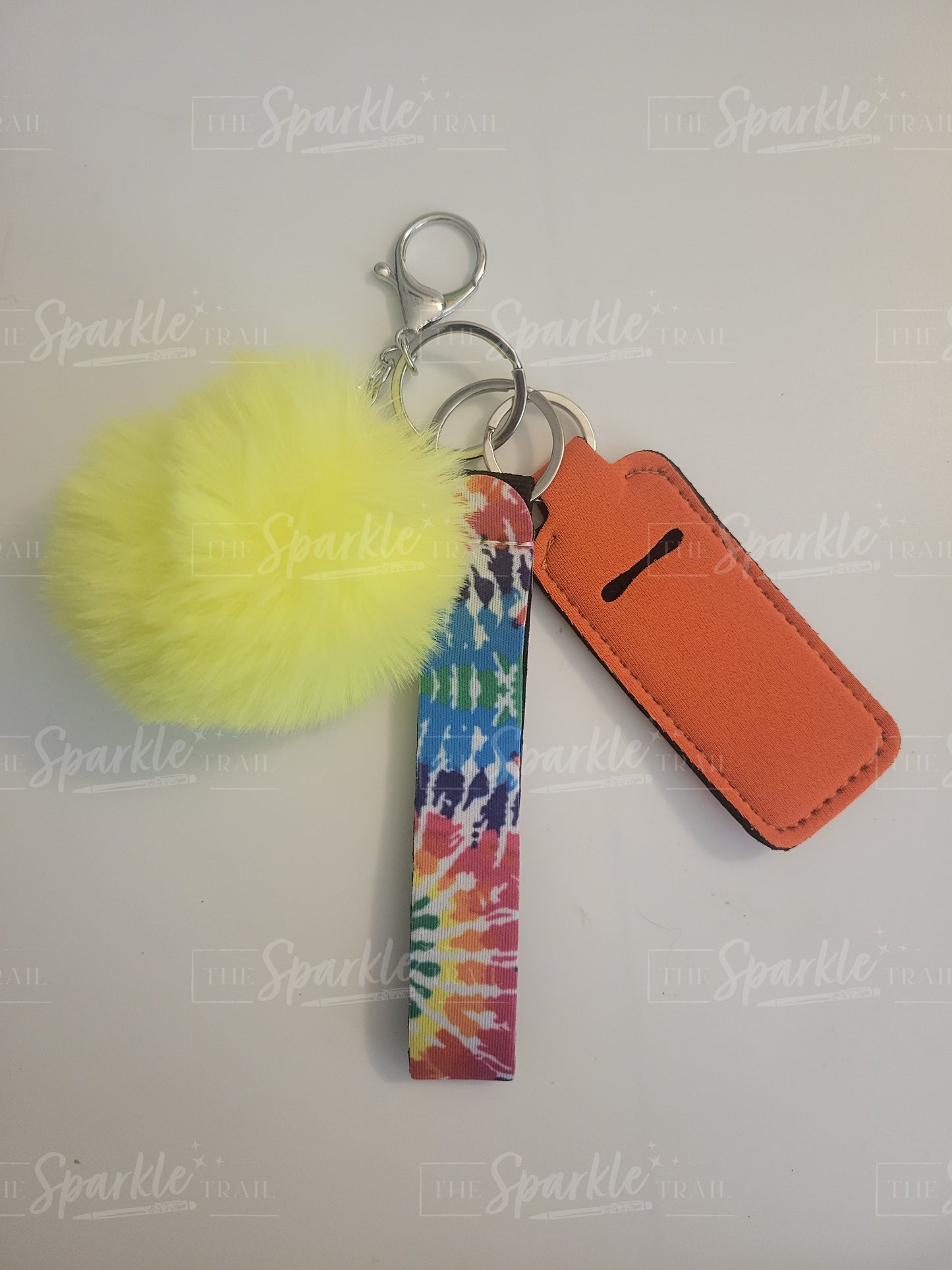 Tie Dye Print Keychai ln