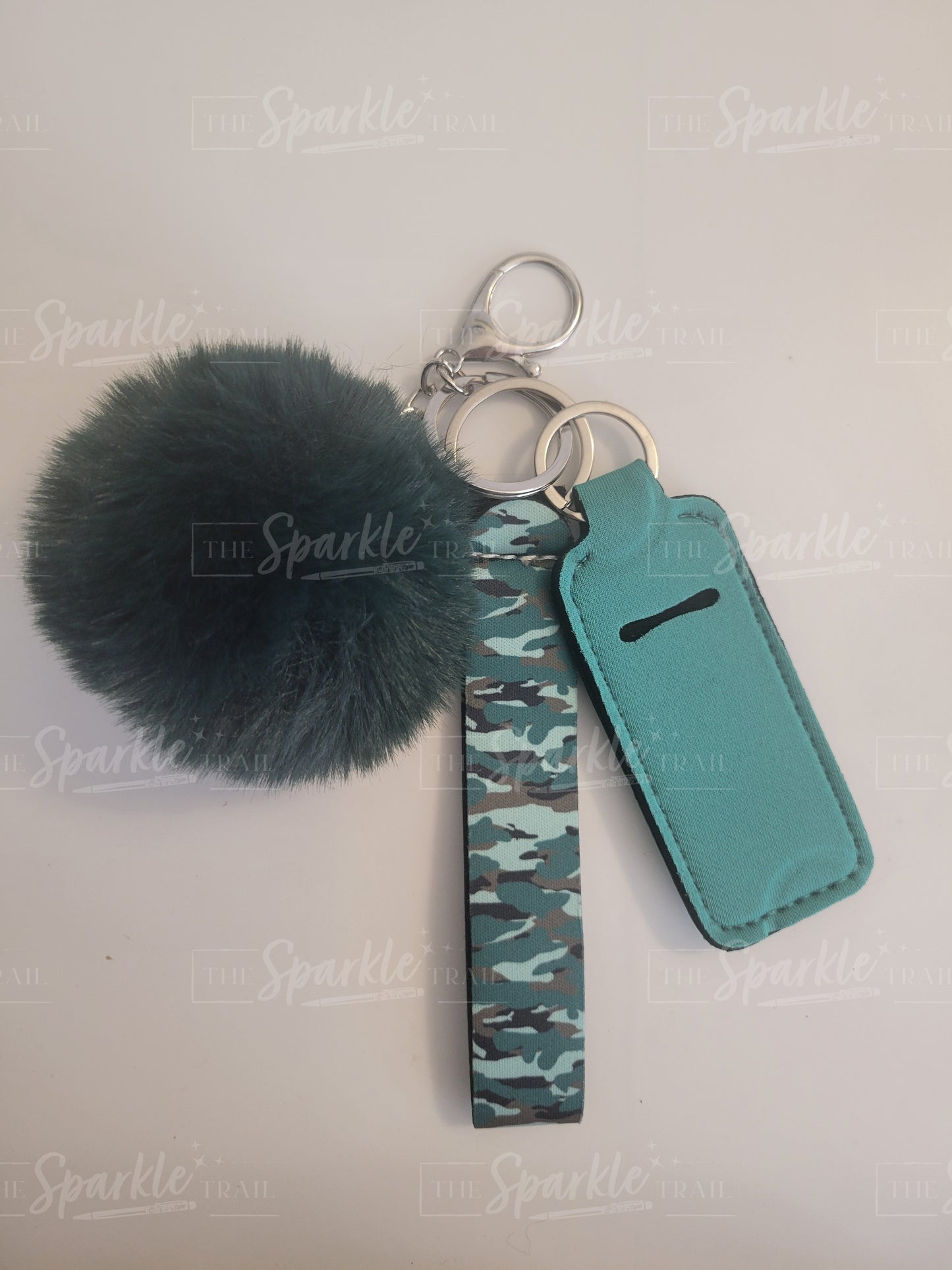 Camo Print Keychain