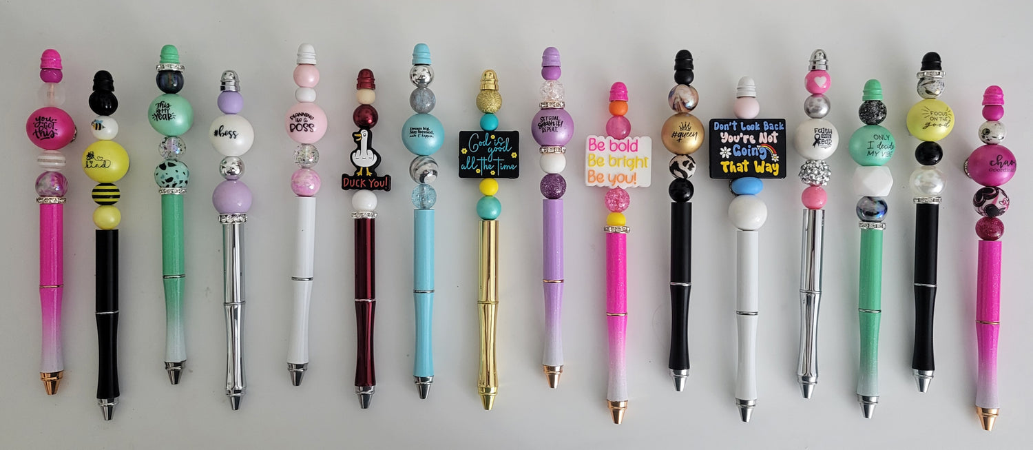 Bubblegum Beaded Pens/Pencils