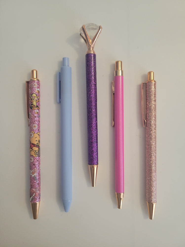 Plastic/Metal/Glitter Pens