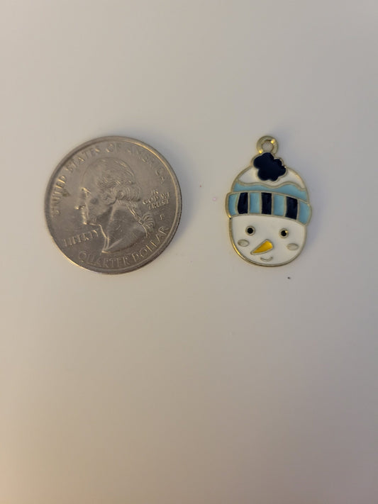 Blue Snowman