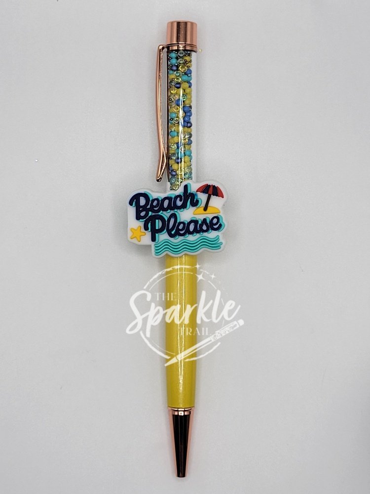 Beach Fun Sparkle Pen