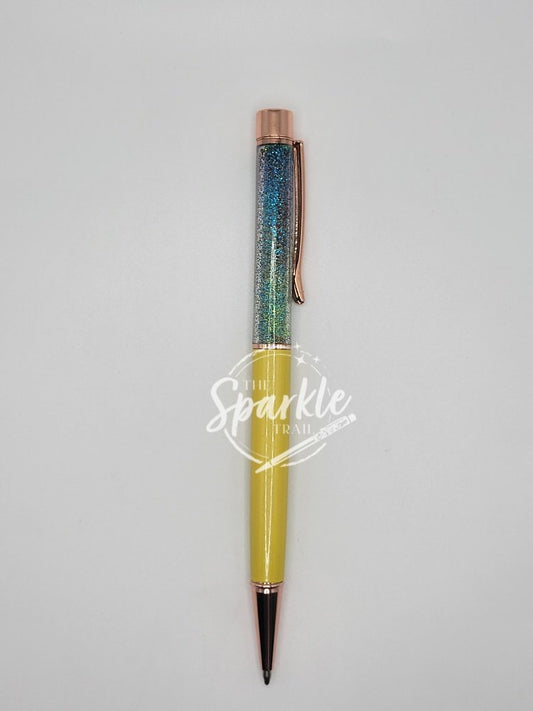 Yellow Glitter Mix Sparkle Pen