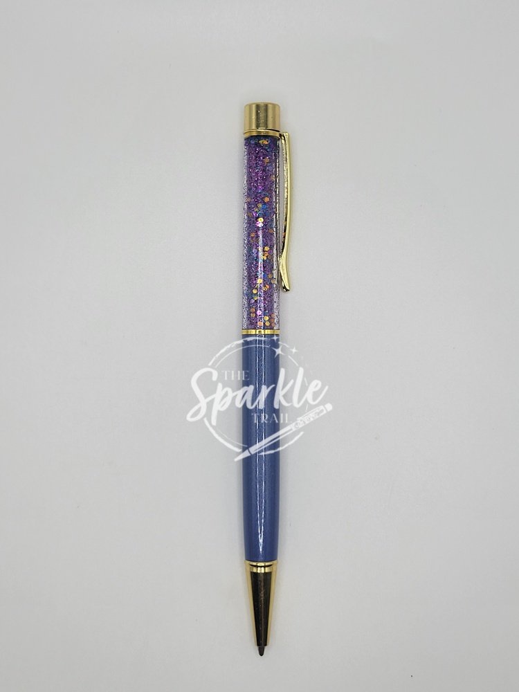 Blue Glitter Mix Sparkle Pen