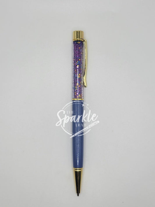 Blue Glitter Mix Sparkle Pen