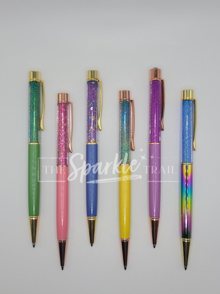 Blue Glitter Mix Sparkle Pen