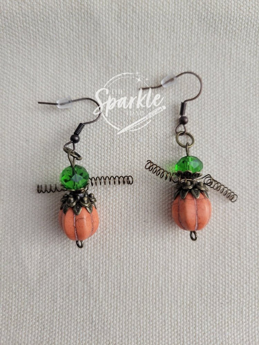Pumpkin Earrings