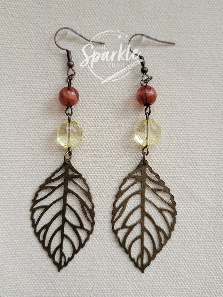 Leaves Drop Earrings