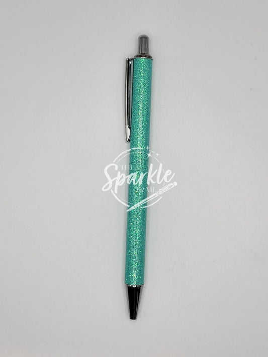 Seafoam Green Glitter Pen