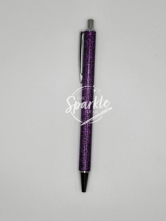 Purple Glitter Pen