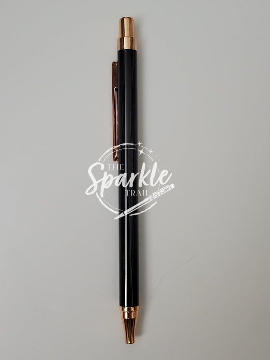 Black Metal Click Pen