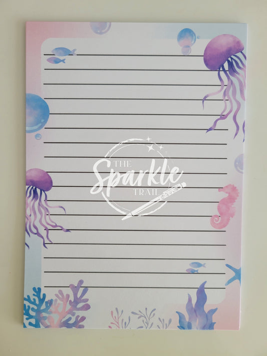 5x7 Under the Sea Notepad