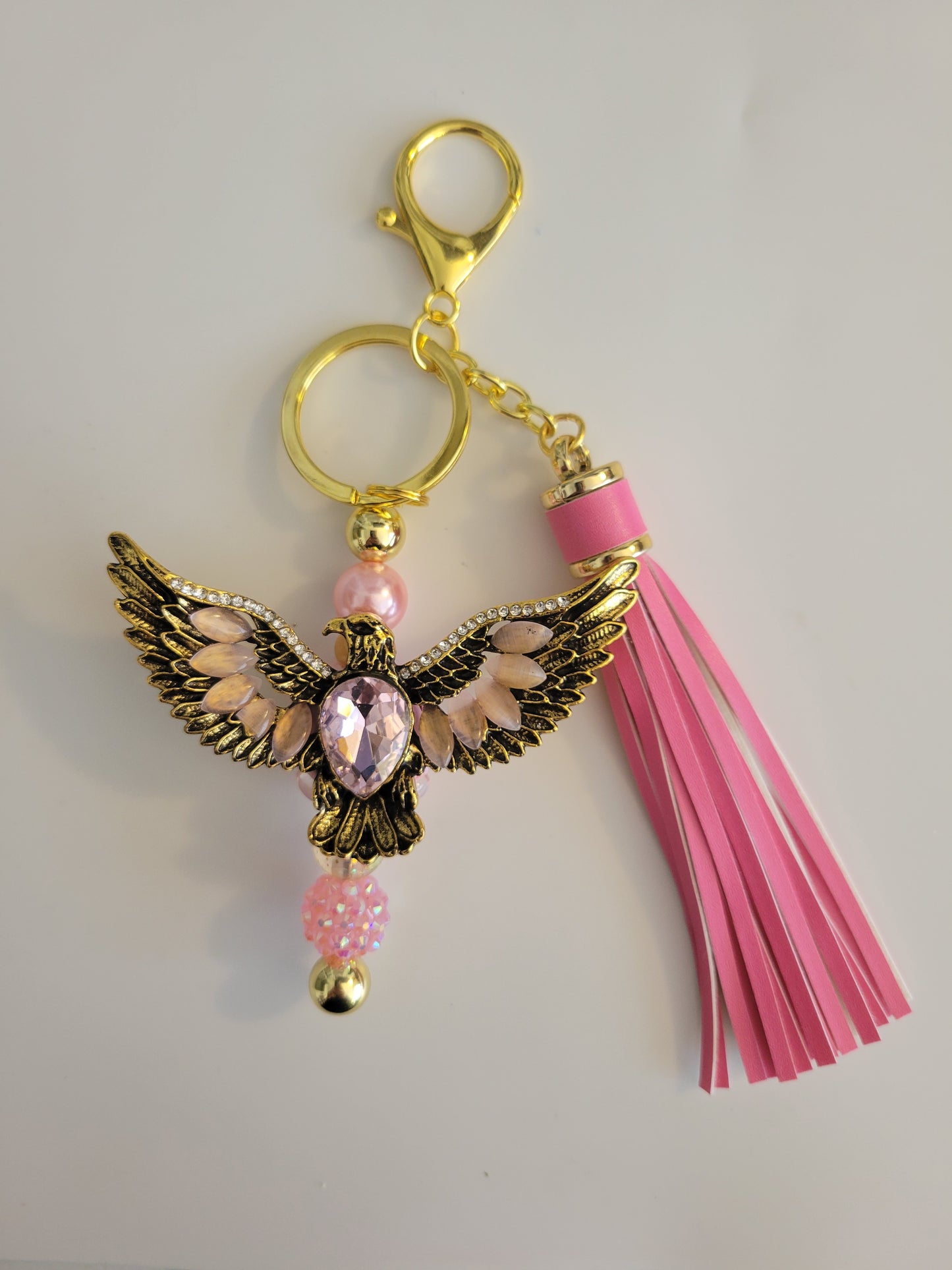 Pink Bird Purse Clip