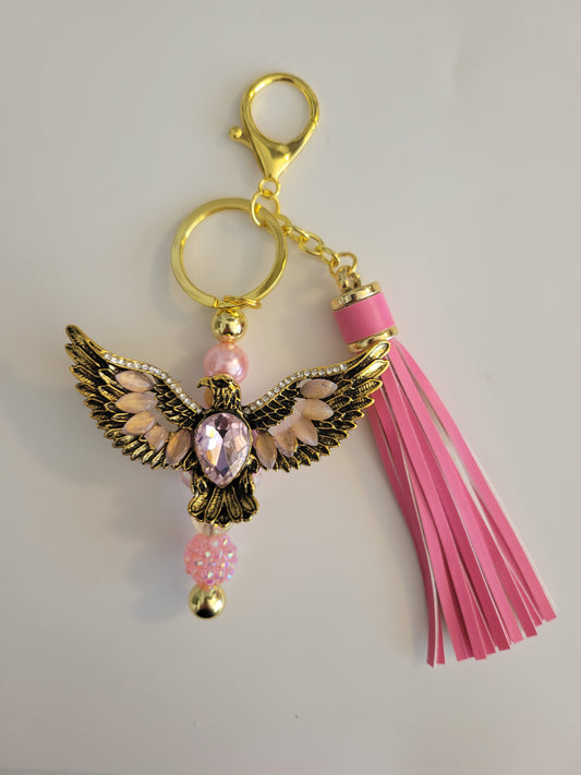 Pink Bird Purse Clip