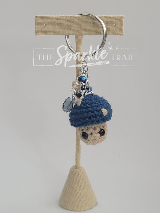 Popping Mushroom Keychain