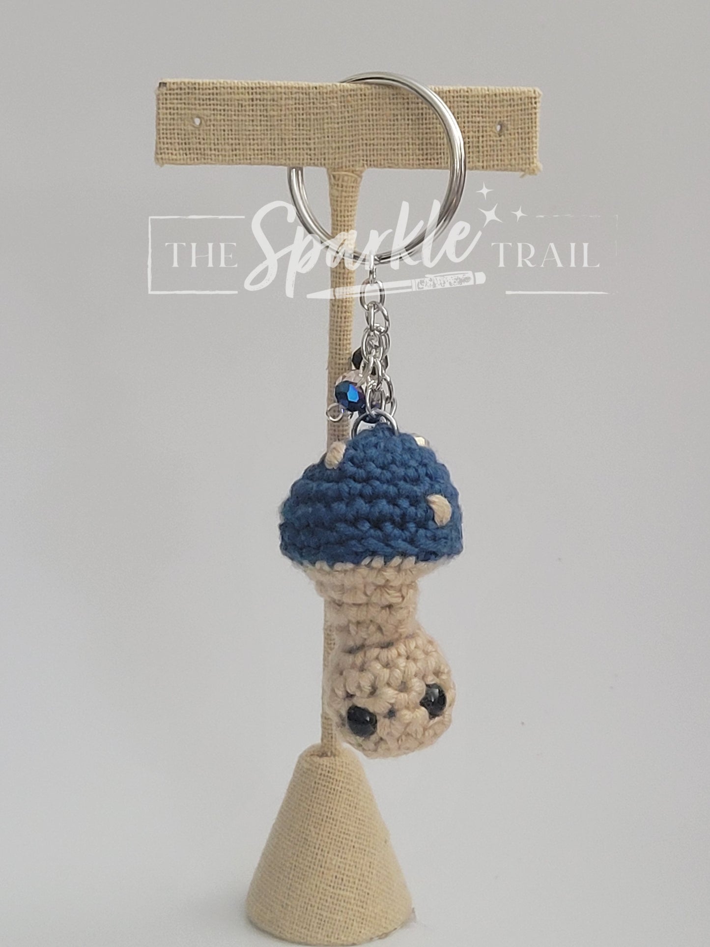 Popping Mushroom Keychain