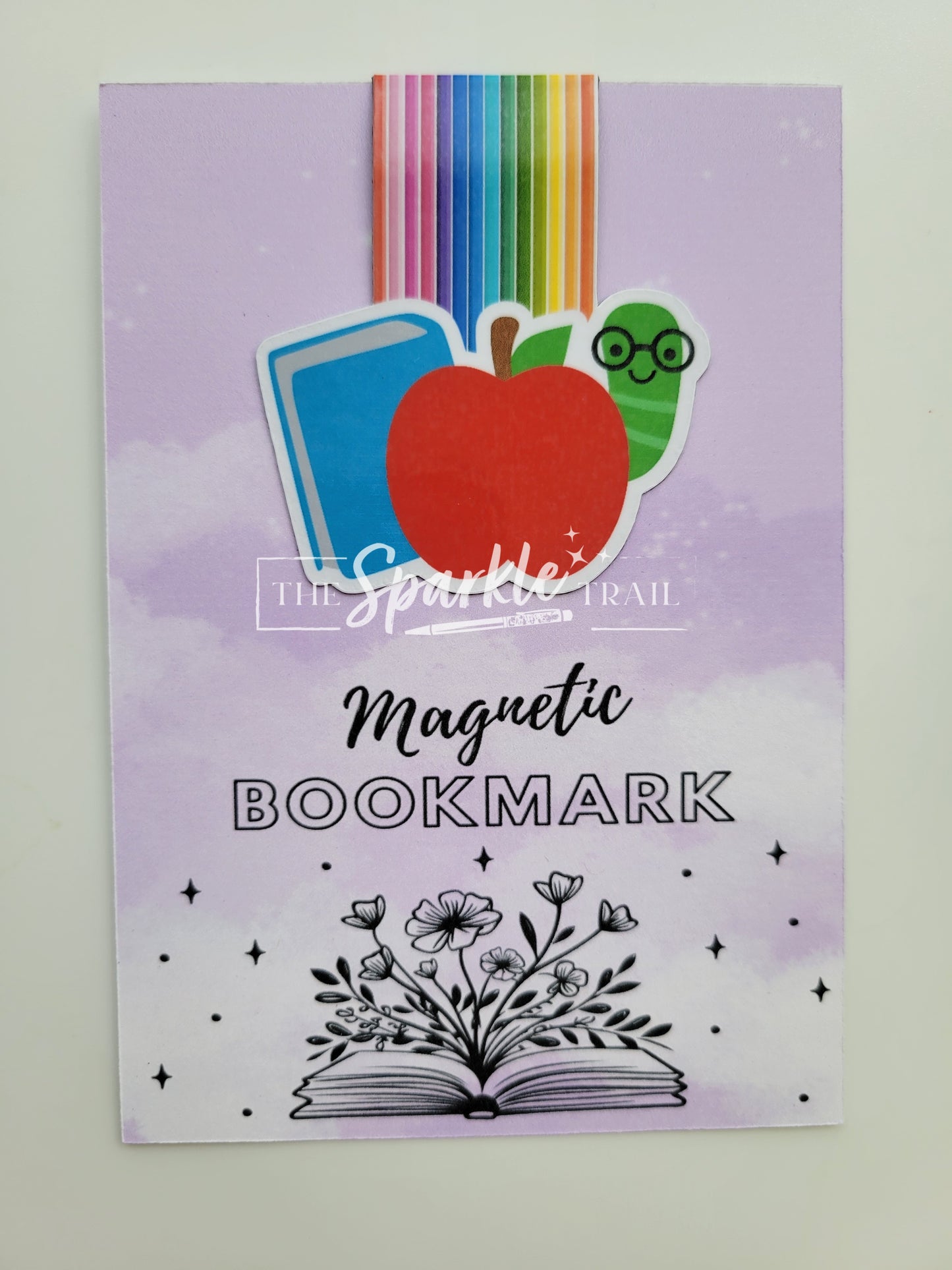 Book Worm Magnetic Bookmark