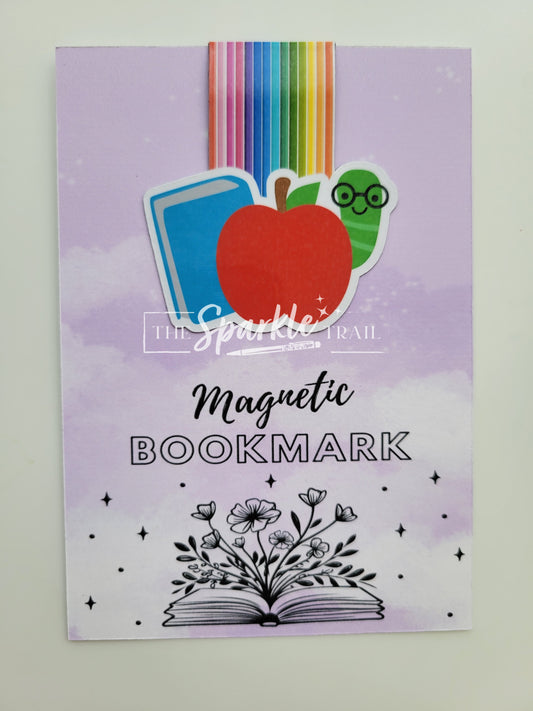 Book Worm Magnetic Bookmark