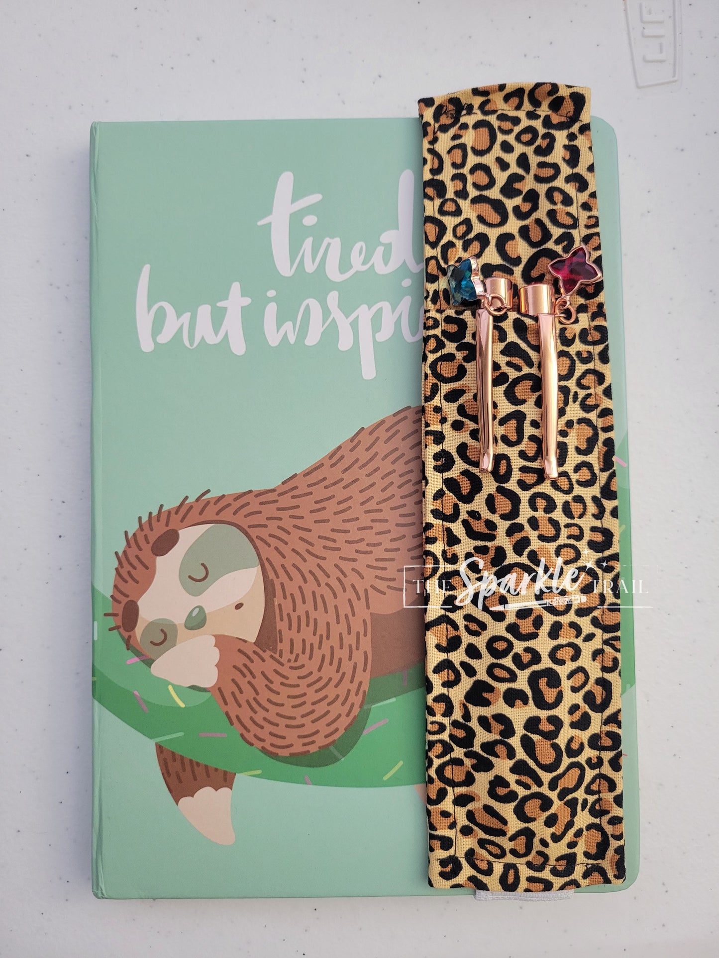 Leopard Cloth Pen Holder
