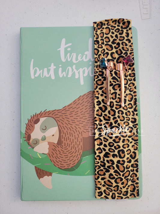 Leopard Cloth Pen Holder