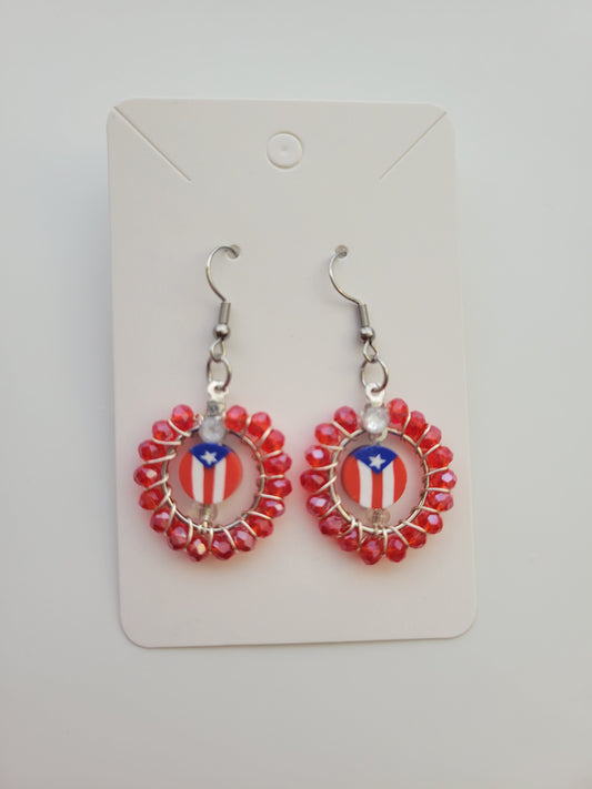 Boricua Drop Earrings
