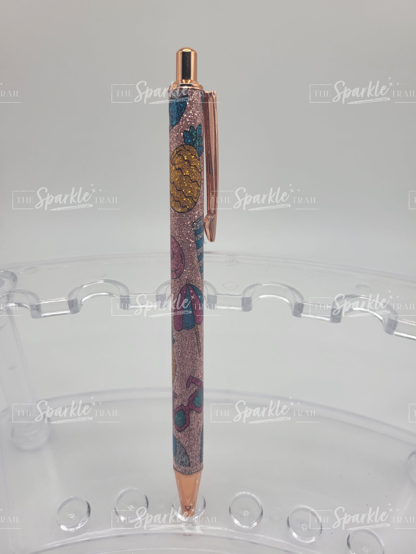 Beach Theme Glitter Pen