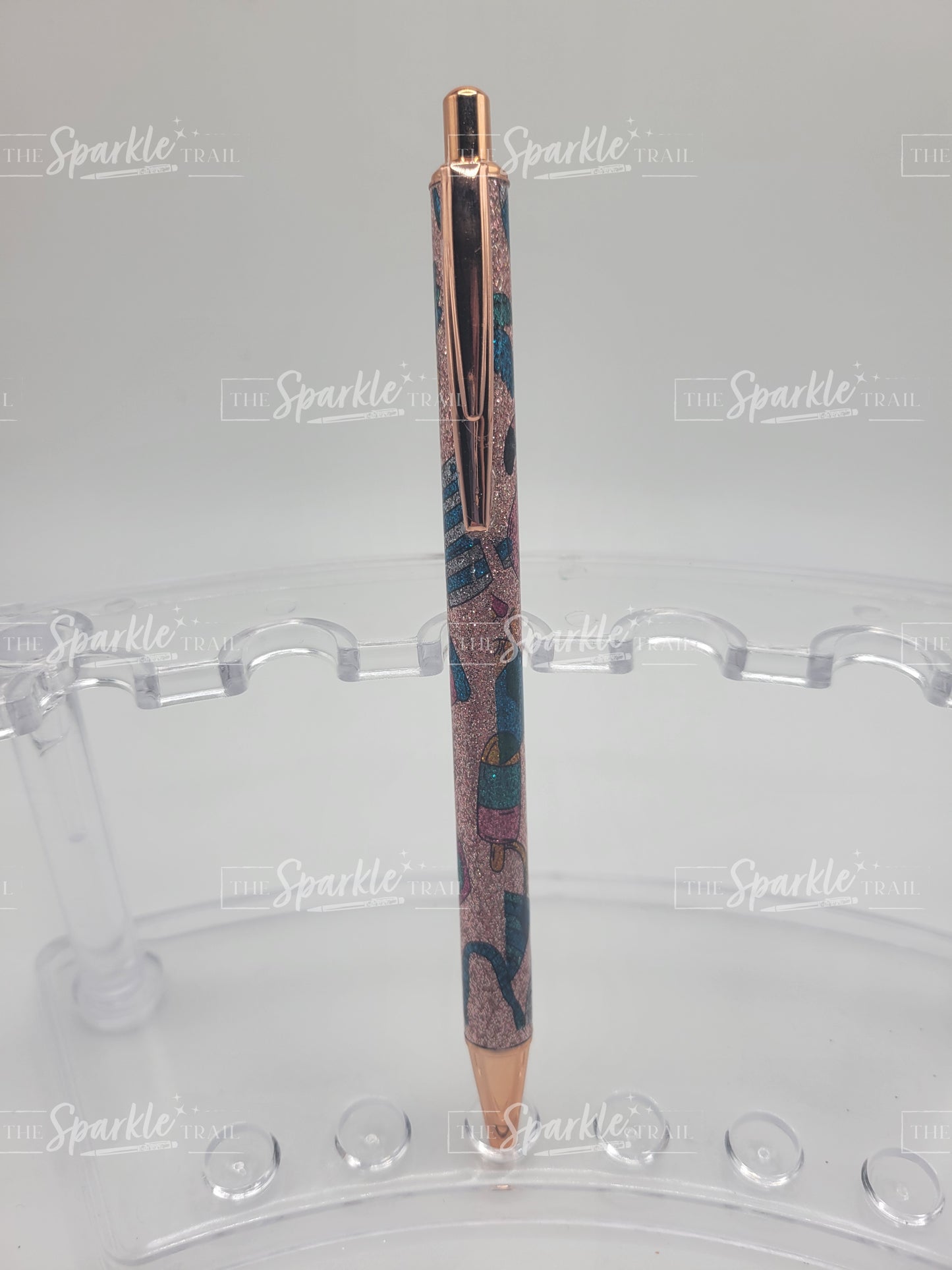 Beach Theme Glitter Pen