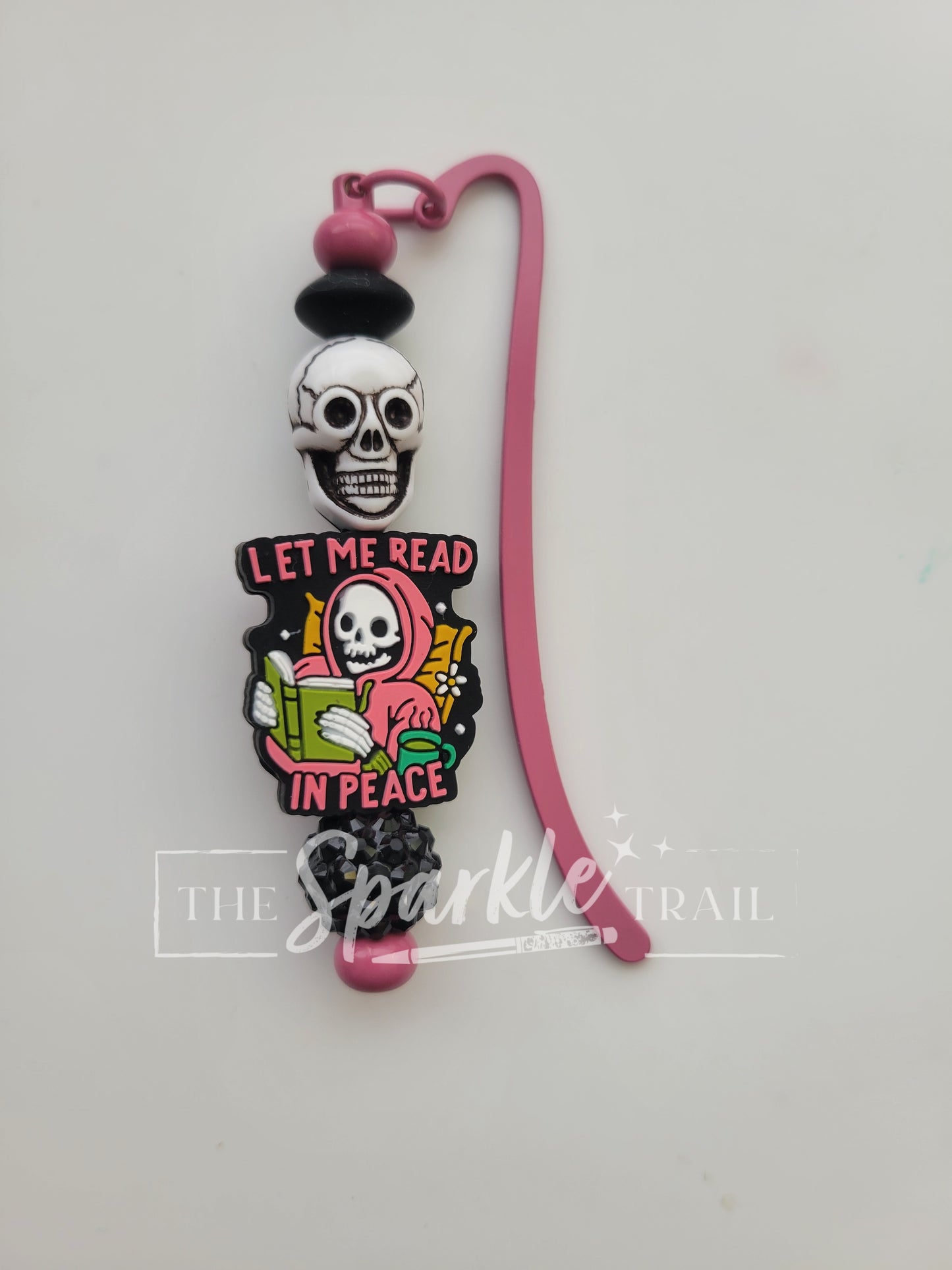 Let me read in peace Beaded Bookmark