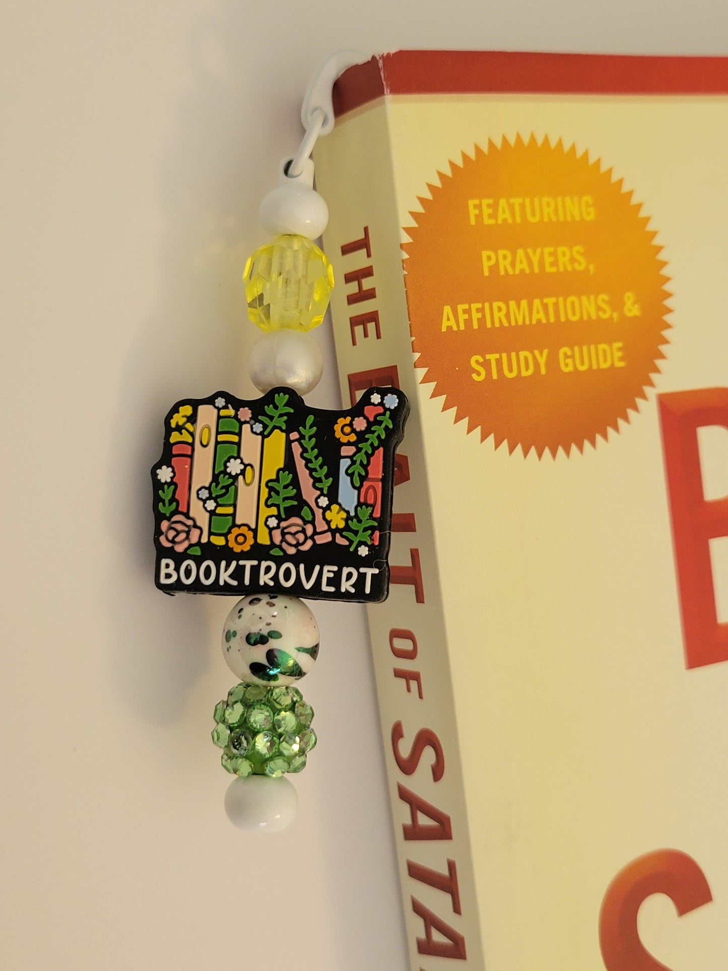 Booktrovert Beaded Bookmark
