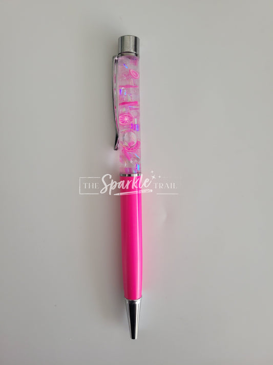 Pink Lemonade Sparkle Pen