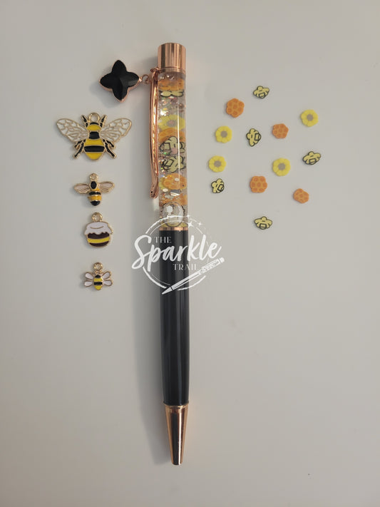 Bee Hive Sparkle Pen